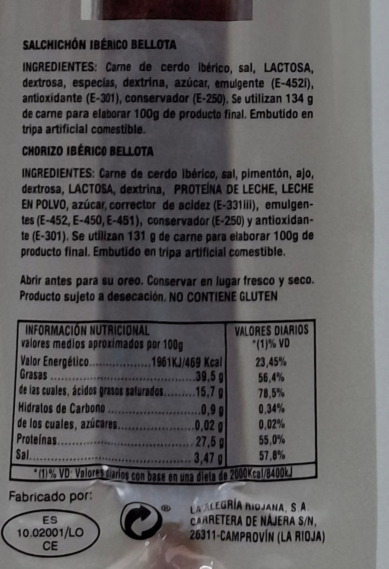 Salchichón Ibérico de Bellota 150 g aprox. MONTELUZ