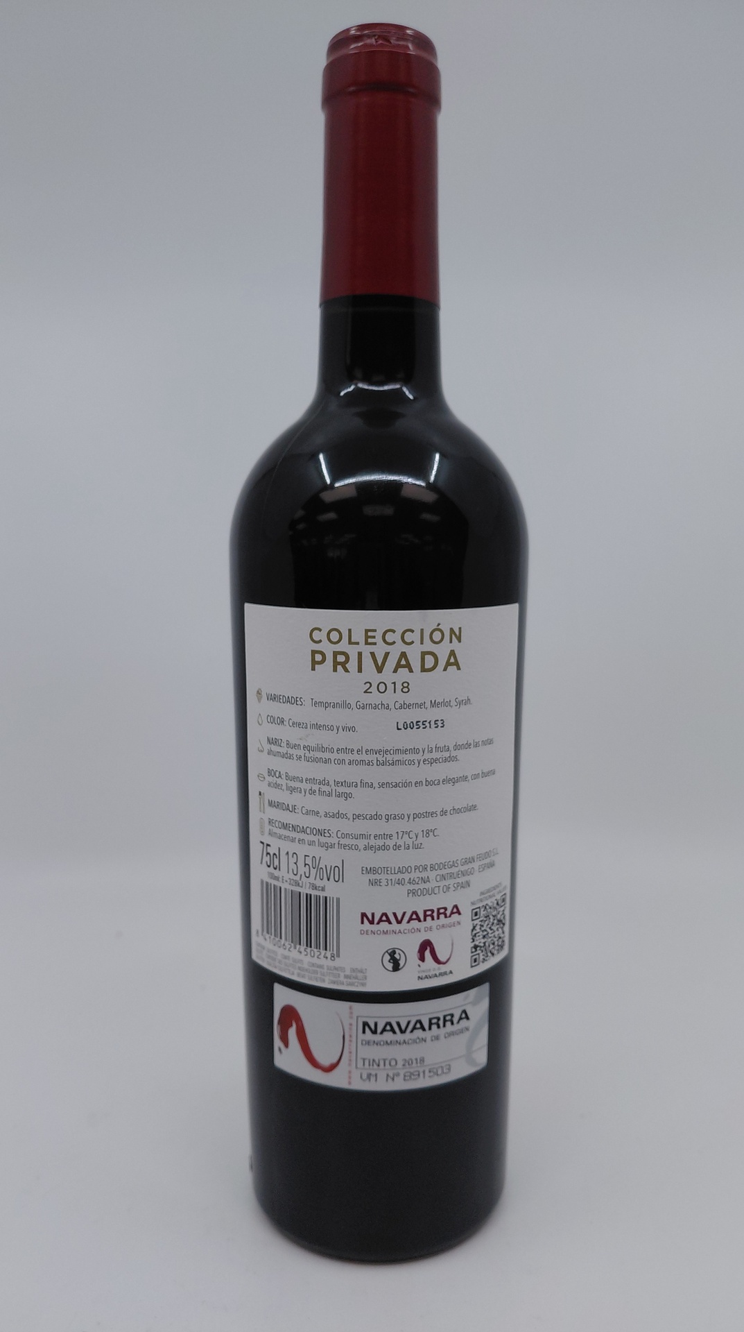 Vino Tinto GRAN FEUDO Colección Privada