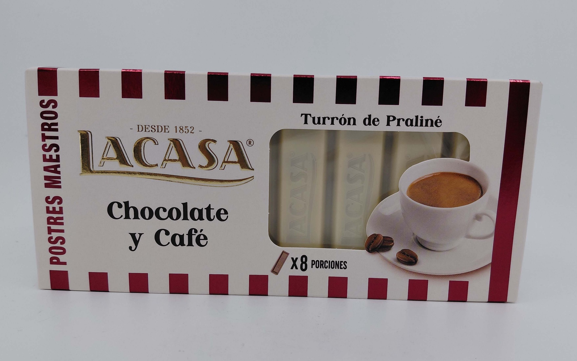 Turrón Praliné de Chocolate y Café 225 g LACASA