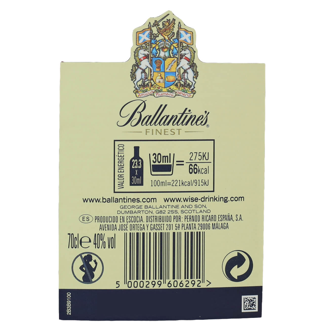 Whisky BALLANTINES 5 Años 70 cl