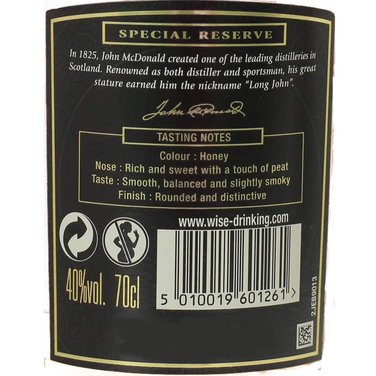 Whisky Escocés LONG JOHN 70 cl