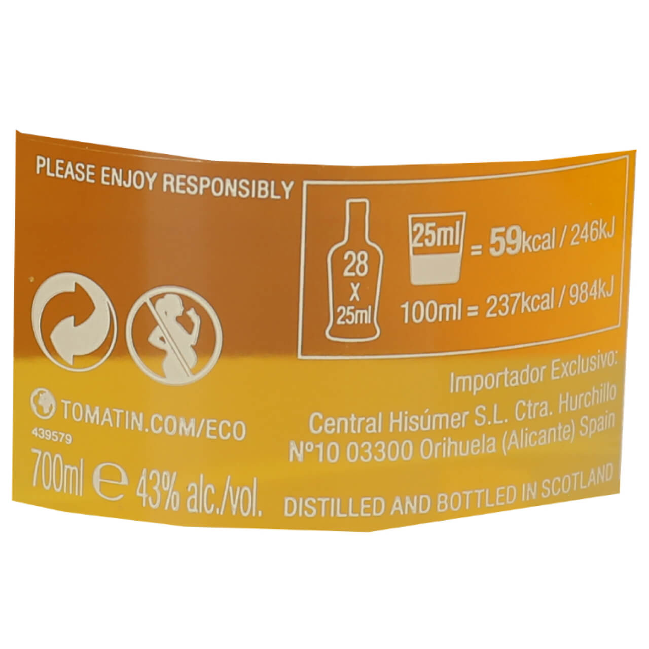 Whisky TOMATIN LEGACY Highland Single Malt 70 cl Estuchado (Mejor Whisky del Mundo 99/100 IWSC)