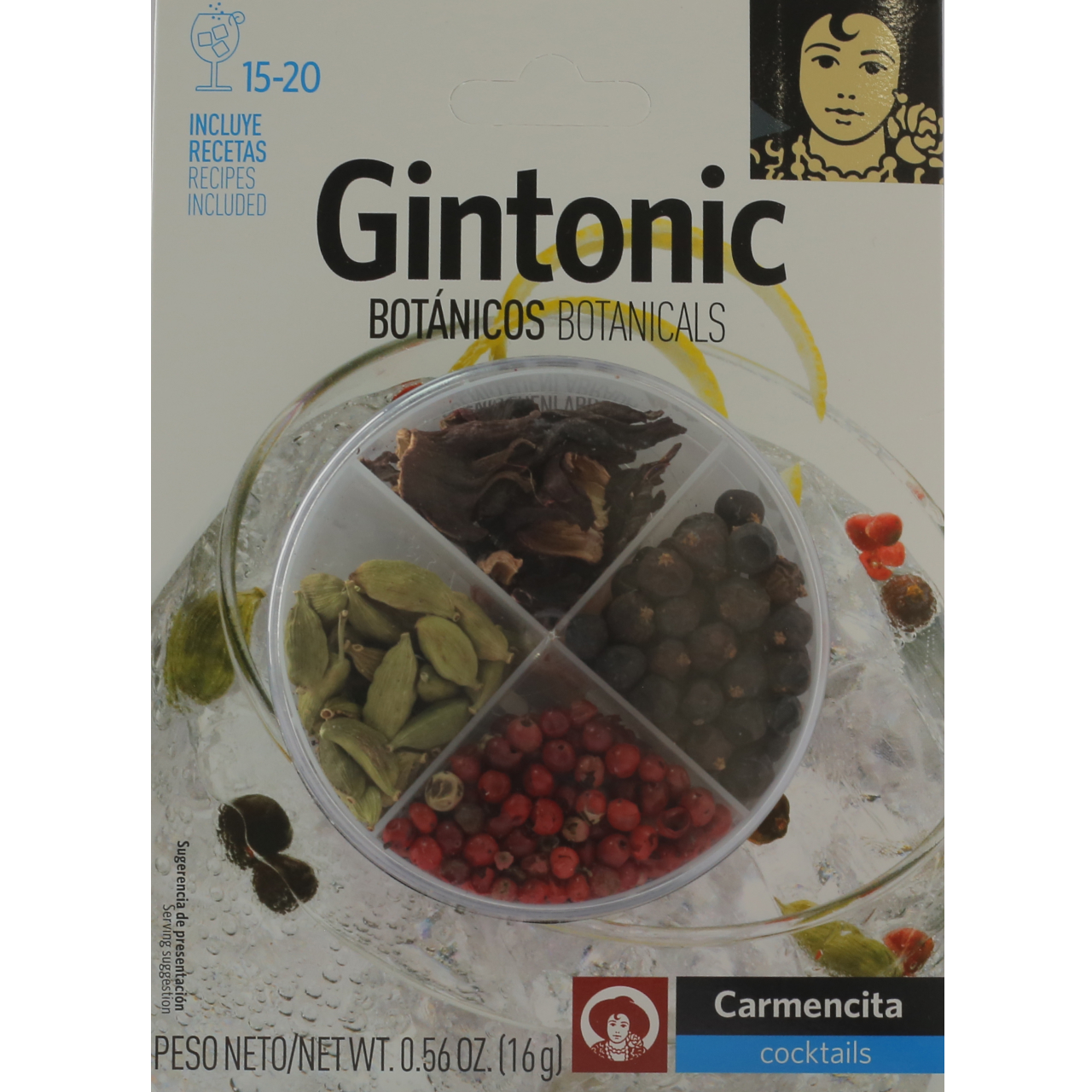 Estuche Especias Gintonic 4 Variedades CARMENCITA