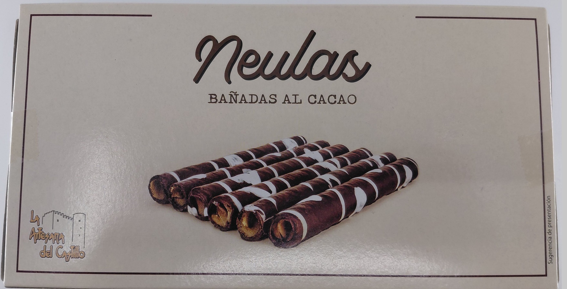 Neulas Bañadas al Cacao 50 g LA ARTESANA DEL CASTILLO