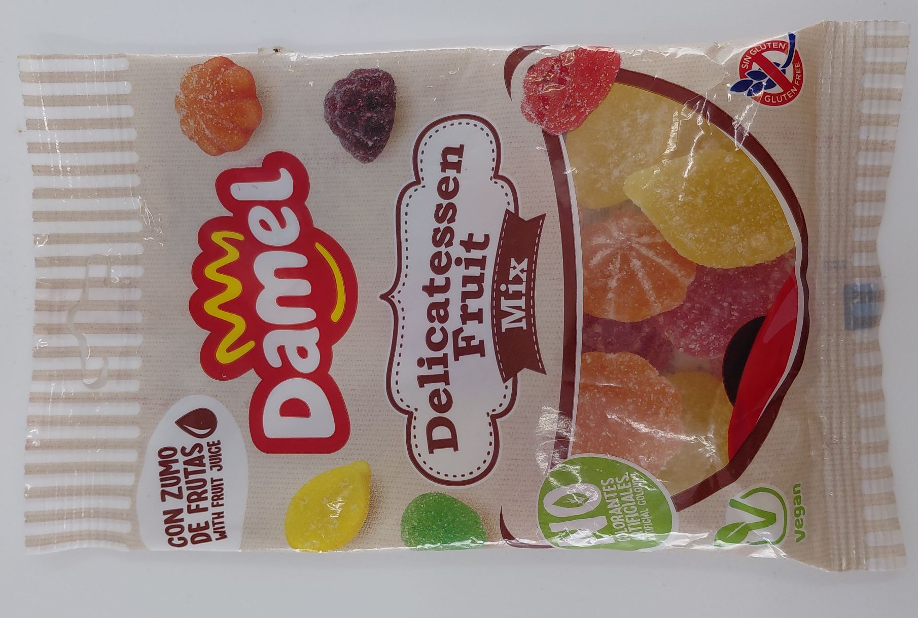 Gominolas Delicatessen Fruit Mix 80 g  DAMEL