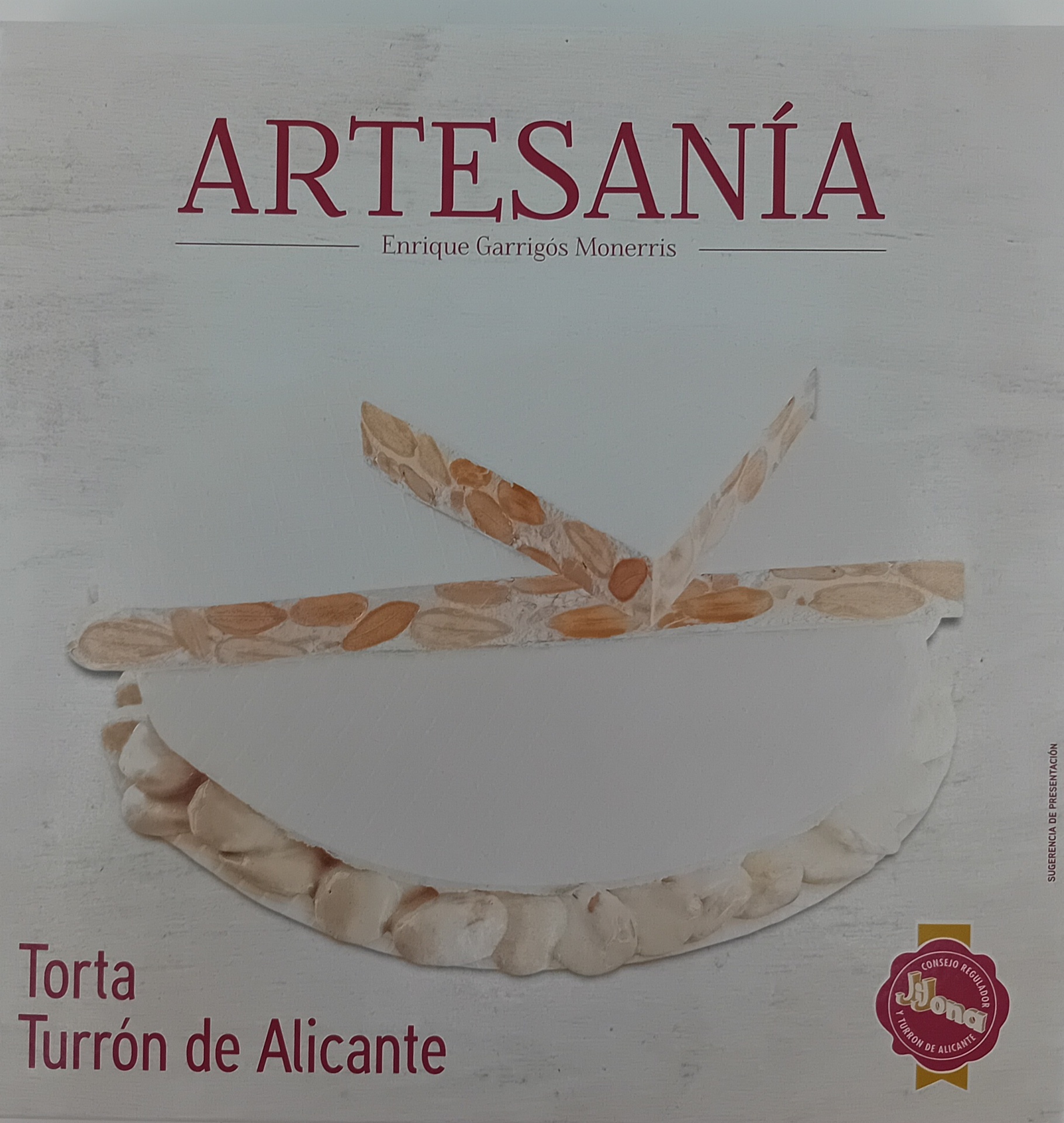 Torta Imperial D.O. Jijona 150 g ARTESANÍA de E. Garrigós