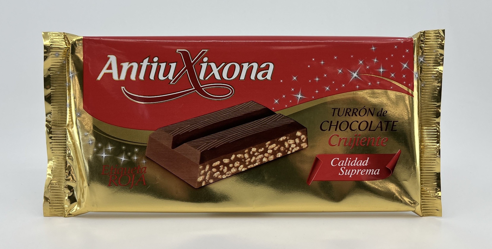 Turrón Chocolate Crujiente Calidad Suprema 200 g ANTIU XIXONA