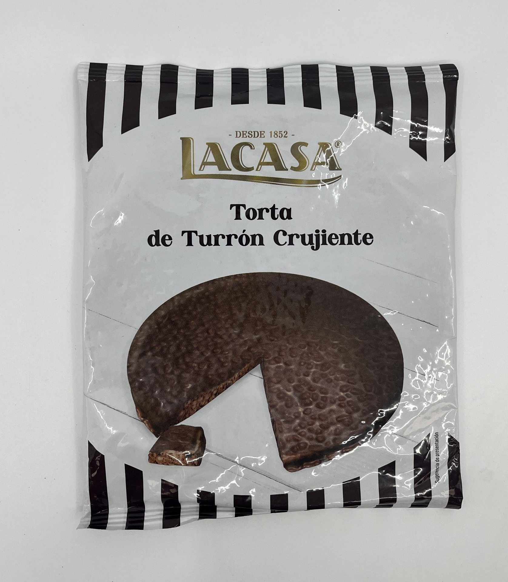 Torta de Turrón Crujiente 125 g LACASA