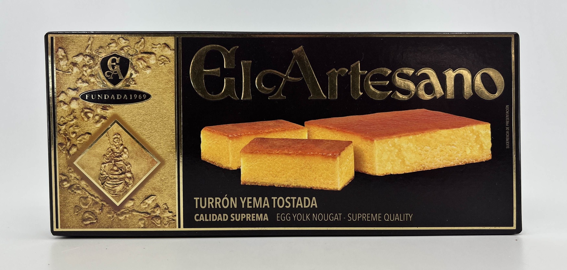 Turrón Yema Tostada Calidad Suprema 150 g EL ARTESANO