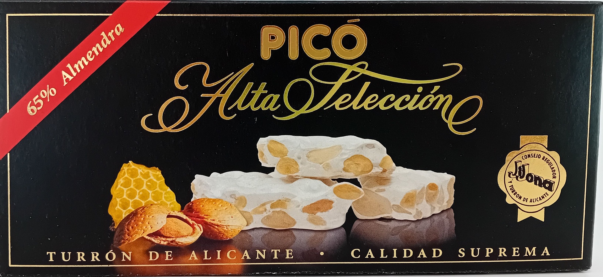 Turrón Alicante Alta Selección 65% Almendra 150 g PICÓ D.O. Jijona