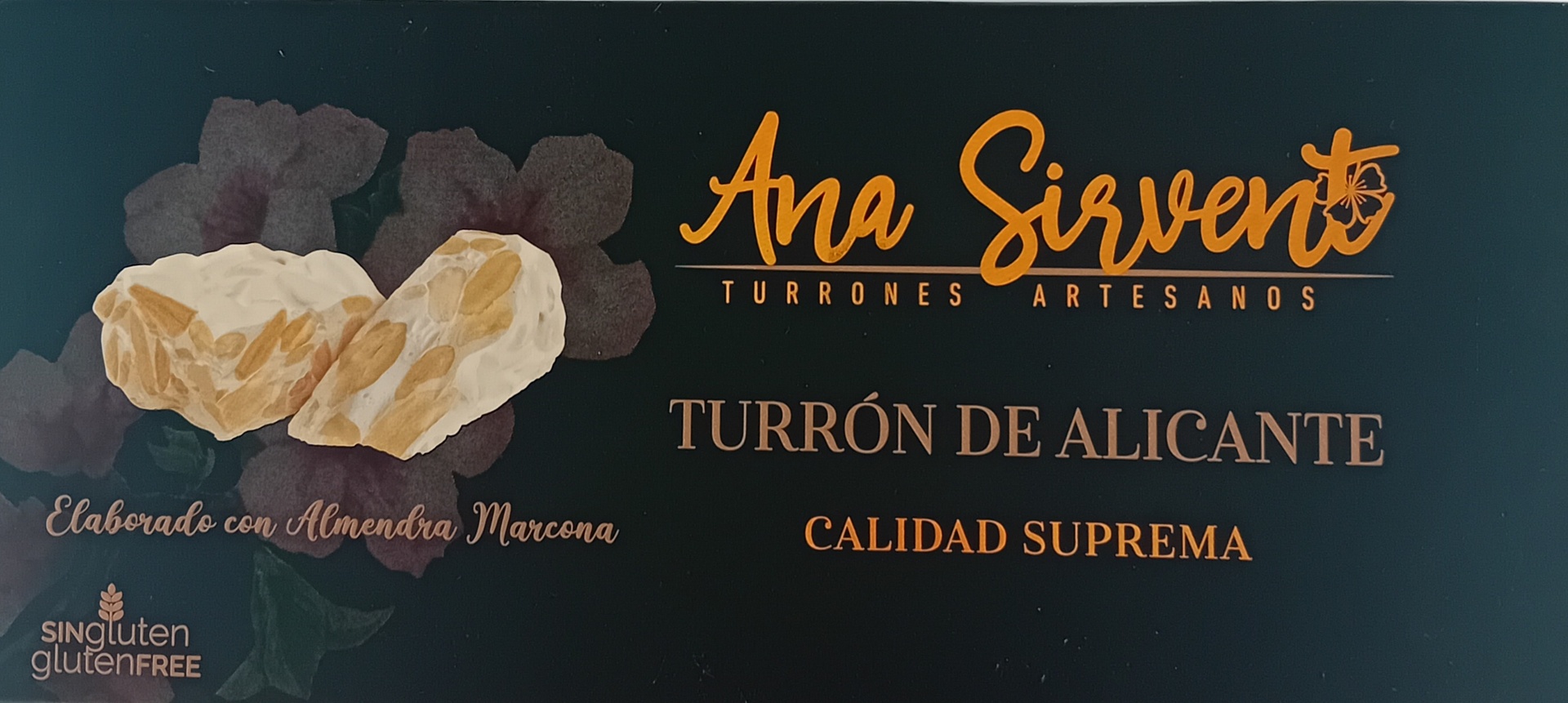Turrón Alicante Calidad Suprema 300 g ANA SIRVENT