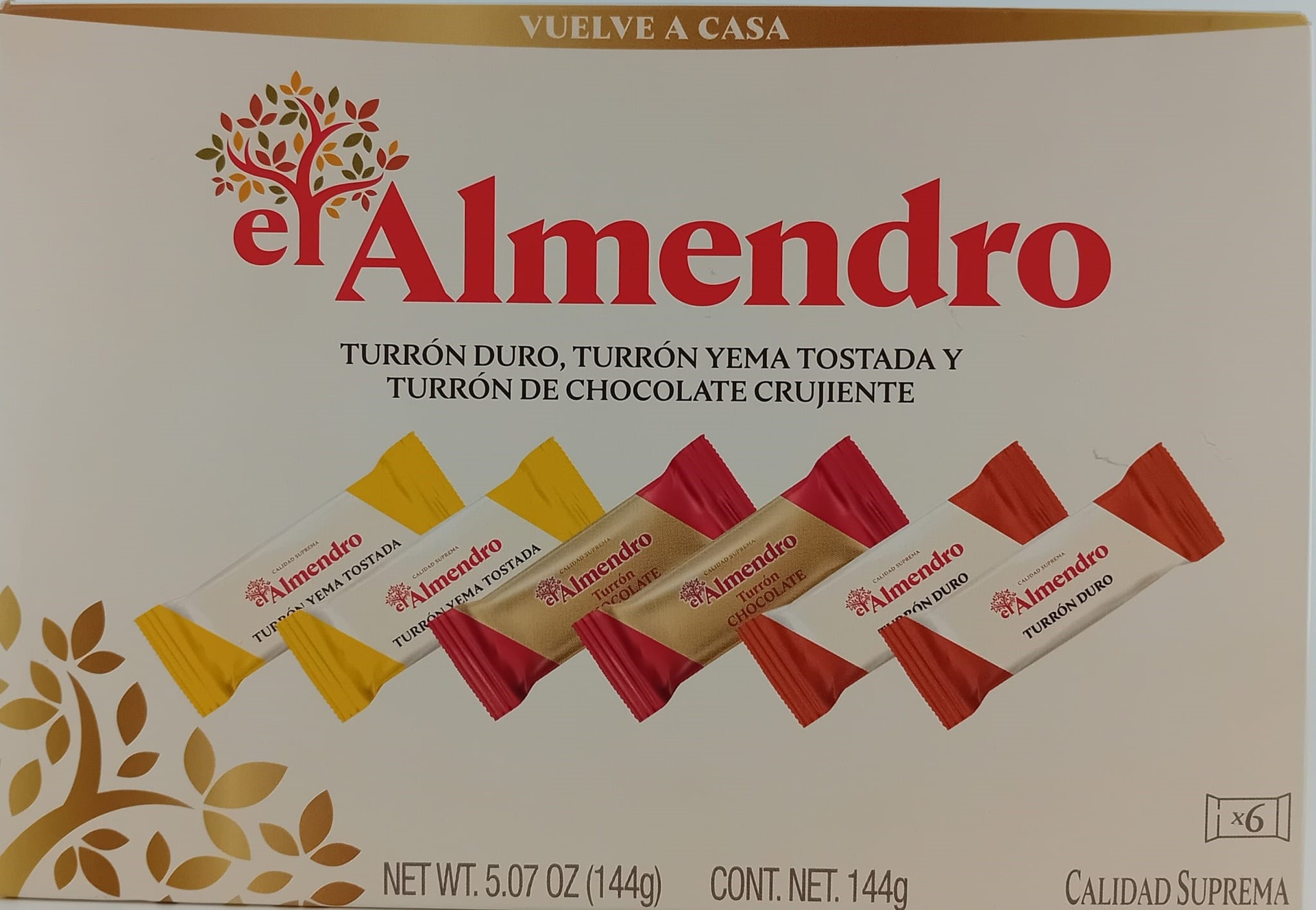 Surtido Mini Turrones Calidad Suprema 144 g EL ALMENDRO