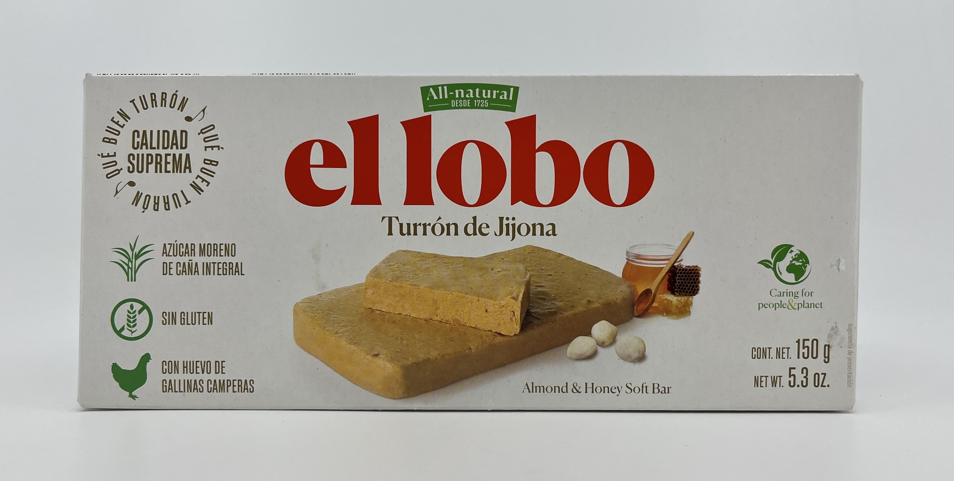 Turrón Jijona Calidad Suprema 150 g EL LOBO de 1880