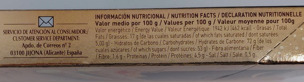 Barquillos Rellenos de Crema de Turrón de Jijona 75 g ANTIU XIXONA