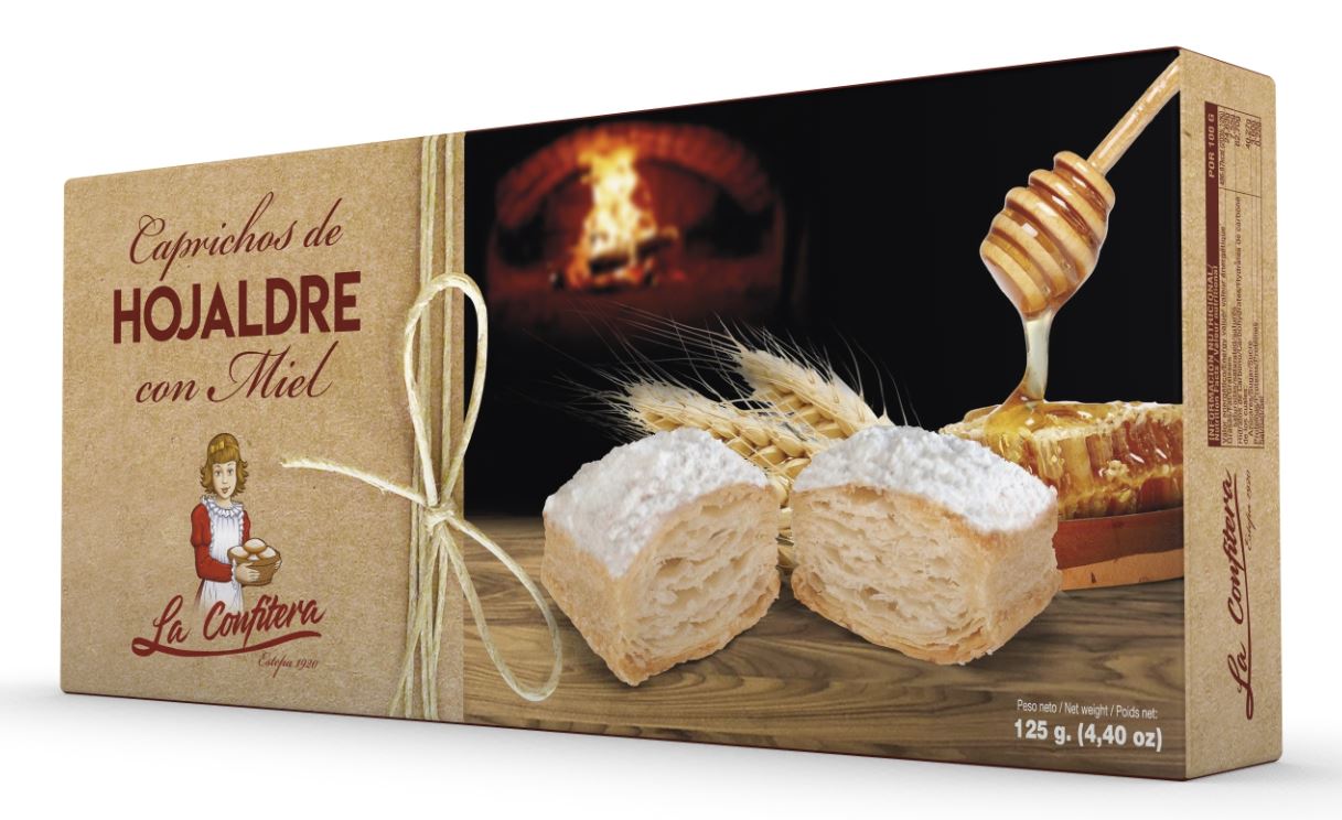 Caprichos de Hojaldre con Miel 125 g LA CONFITERA