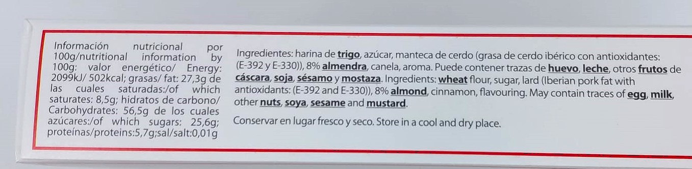 Estuche Polvorón Tradicional 150 g LA ESTEPEÑA