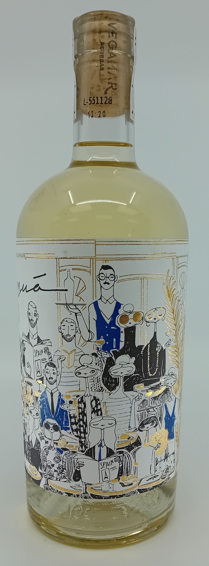 Botella Vino Blanco Sauvignon Blanc LAMUÀ de VEGAMAR