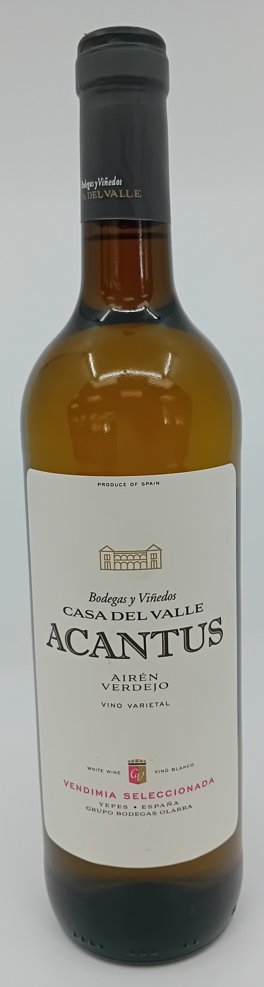 Vino Blanco ACANTUS Aíren Verdejo Grupo Bodegas Olarra