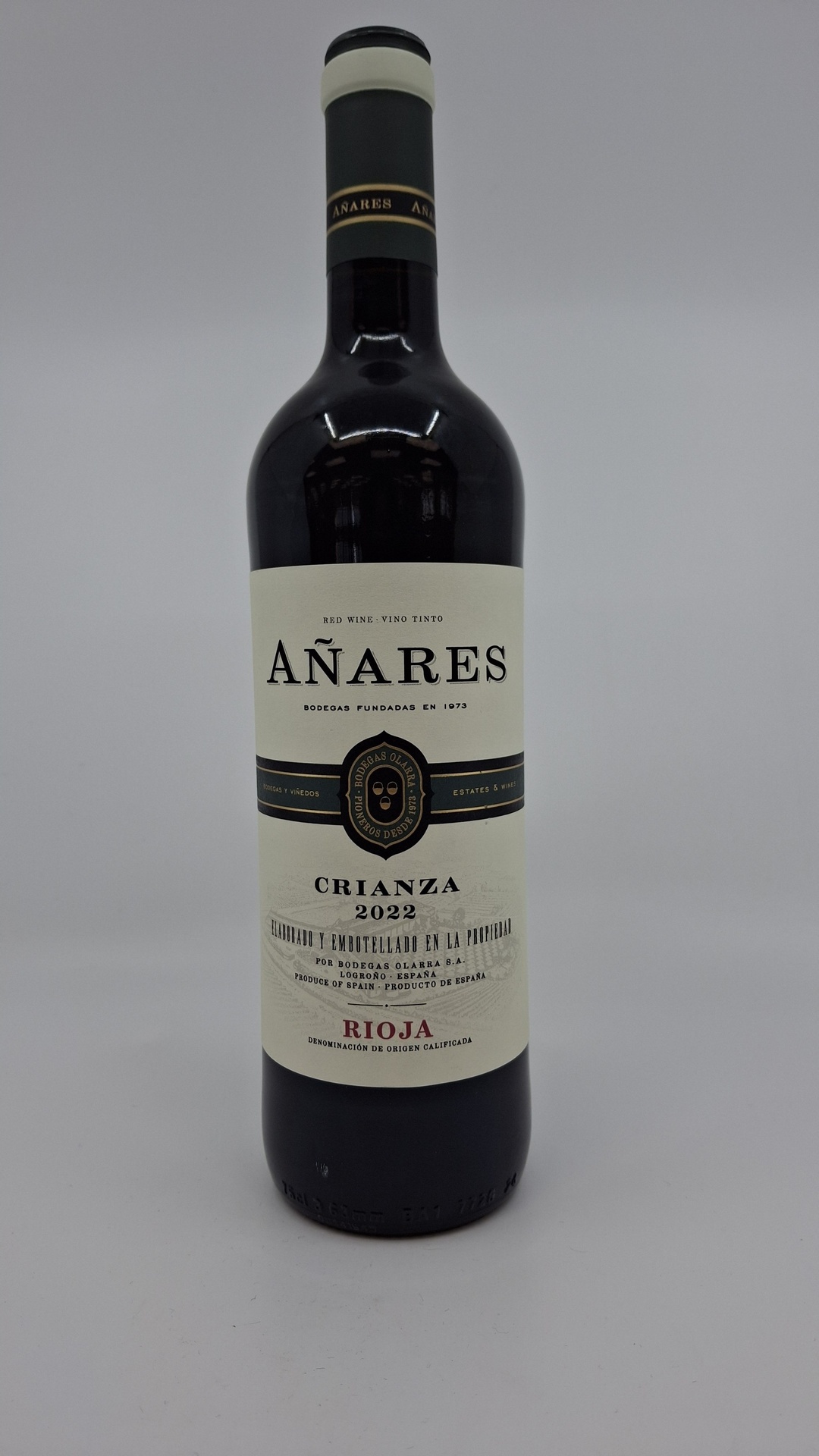 Vino Tinto D.O. Rioja AÑARES Crianza Bodegas Olarra