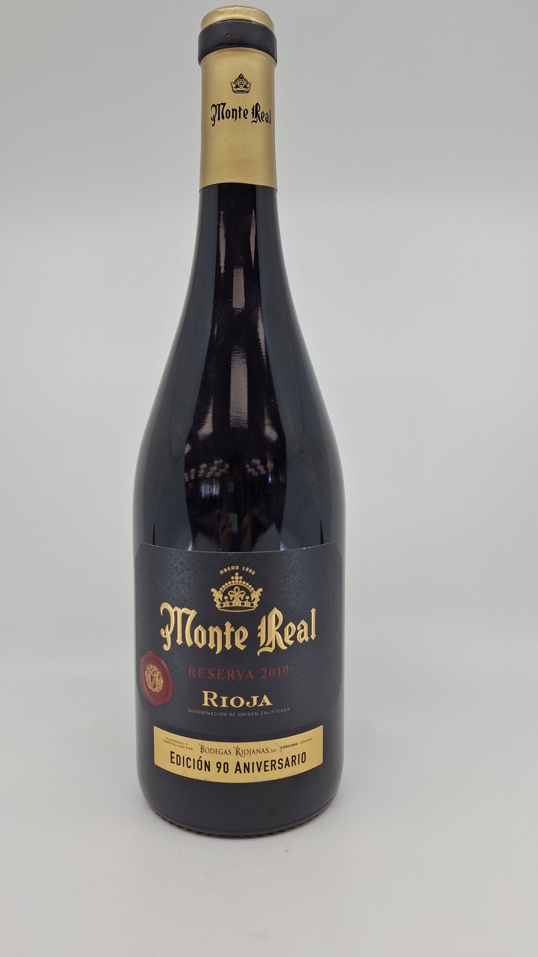 Vino Tinto D.O. Rioja MONTE REAL Reserva 90 Aniversario
