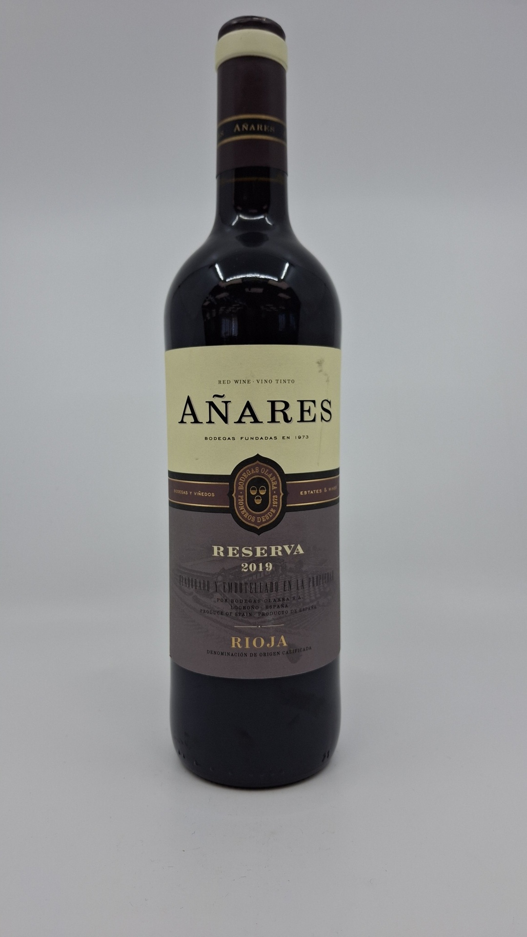 Vino Tinto D.O. Rioja AÑARES Reserva Bodegas Olarra