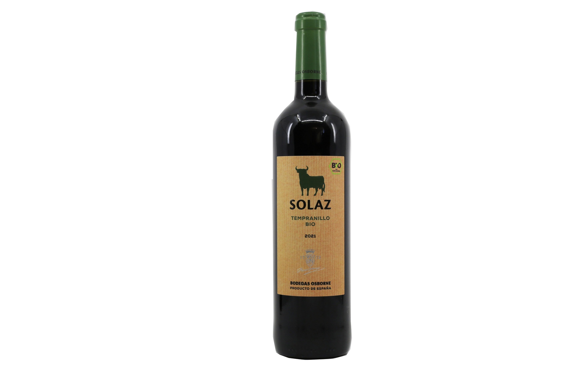 Vino Tinto SOLAZ Tempranillo Bio de OSBORNE