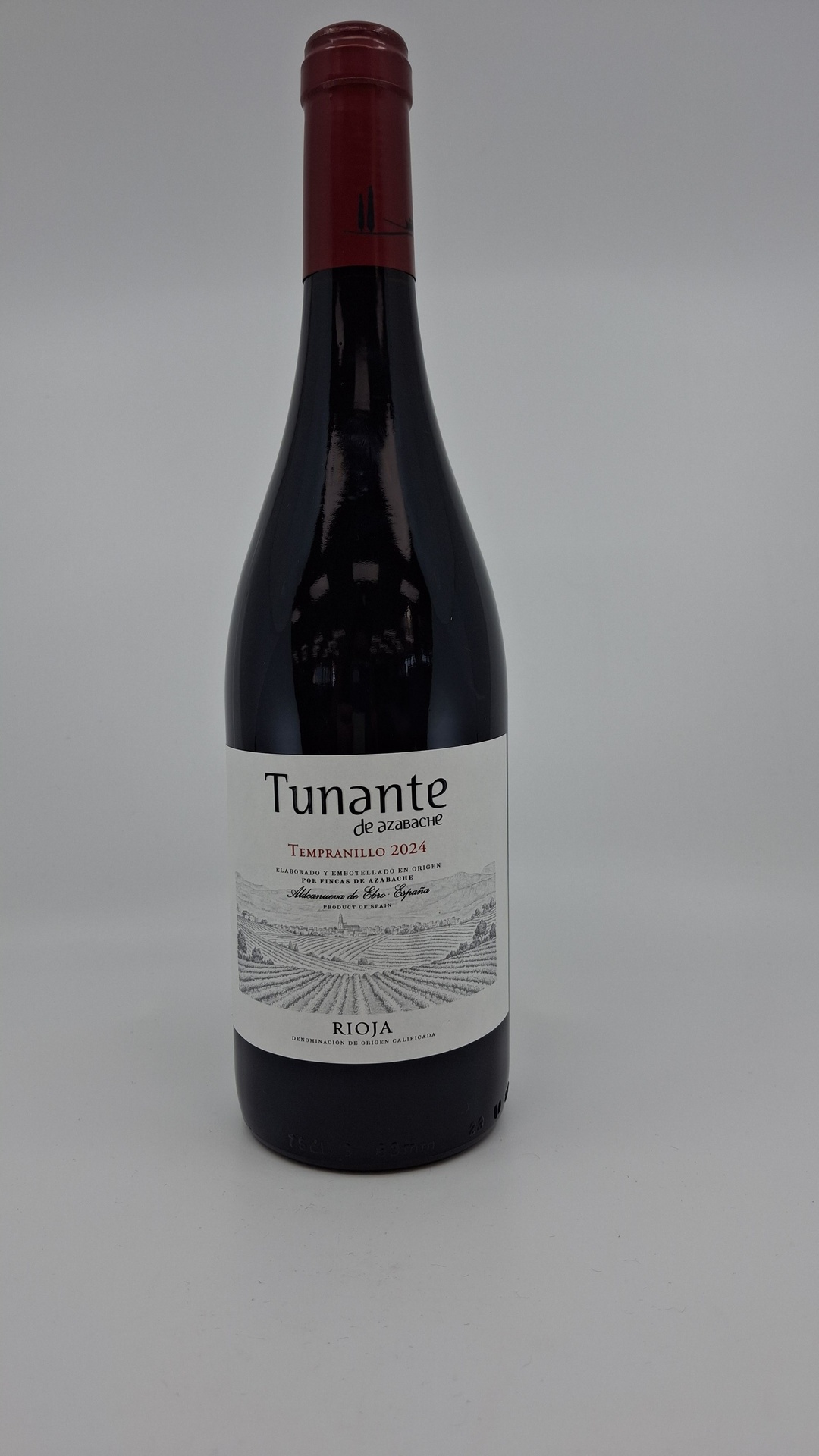 Vino Tinto D.O. Rioja TUNANTE de Azabache Tempranillo