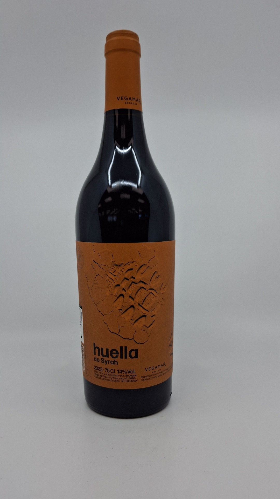 Botella Vino Tinto HUELLA de Syrah VEGAMAR