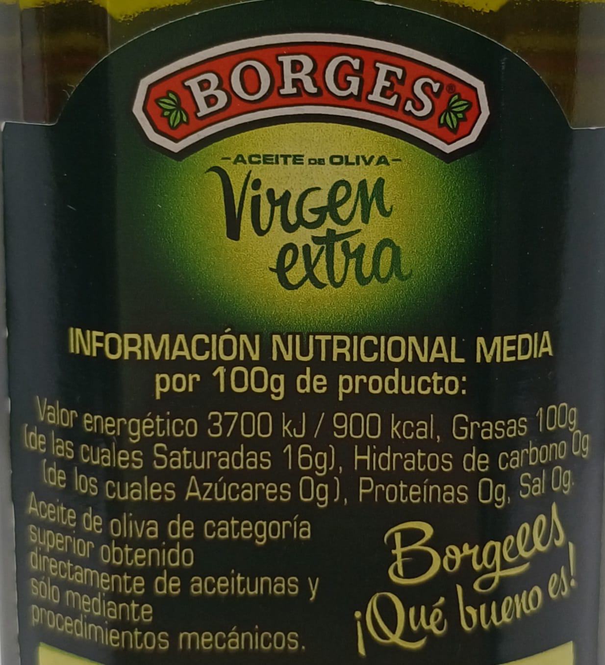 Aceite de Oliva Virgen Extra 250 ml BORGES