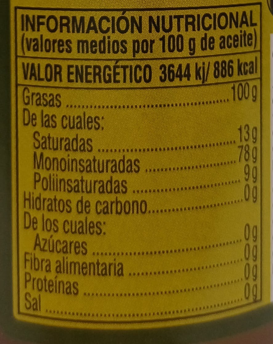 Aceite de Oliva Virgen Extra 250 ml IZNAOLIVA