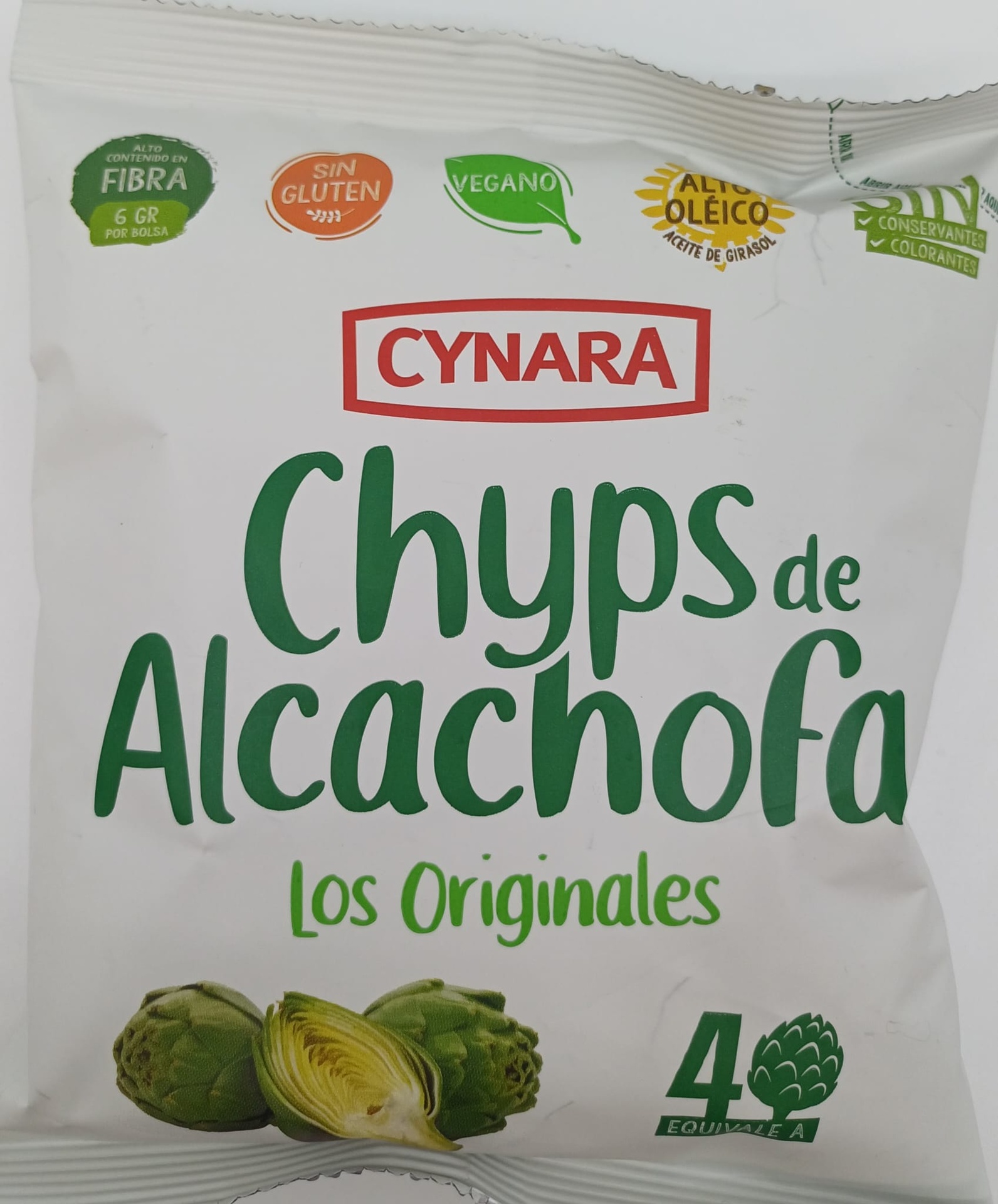 Bolsa Chyps de Alcachofa 30 g CYNARA