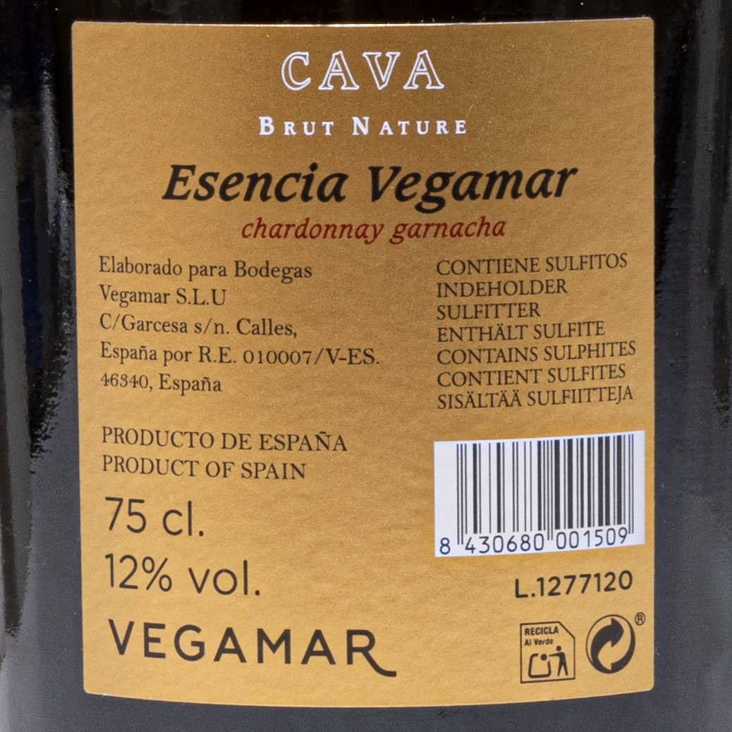 CAJA 3 BOTELLAS CAVA ESENCIA VEGAMAR