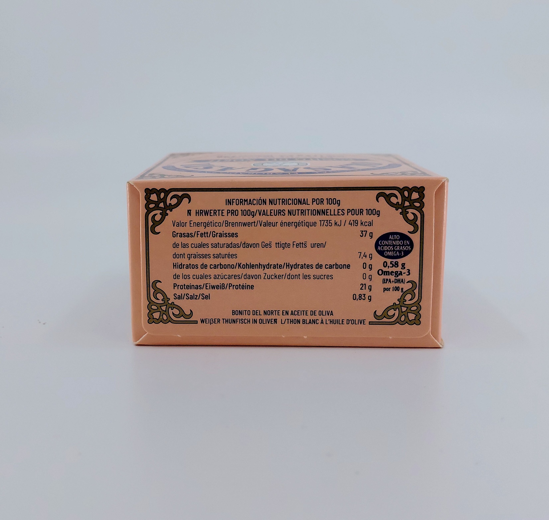 Lata RO-120 Tronco Bonito del Norte Aceite Oliva 112 g Neto OLASAGASTI