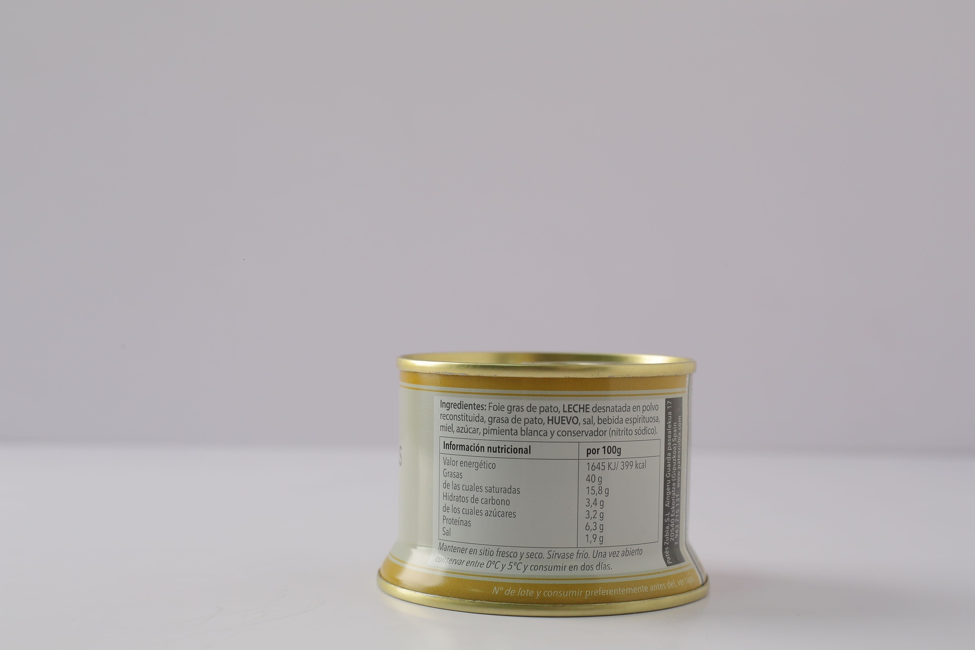 Lata Campana Bloc Foie Pato 130 g LE PONT DU CANARD