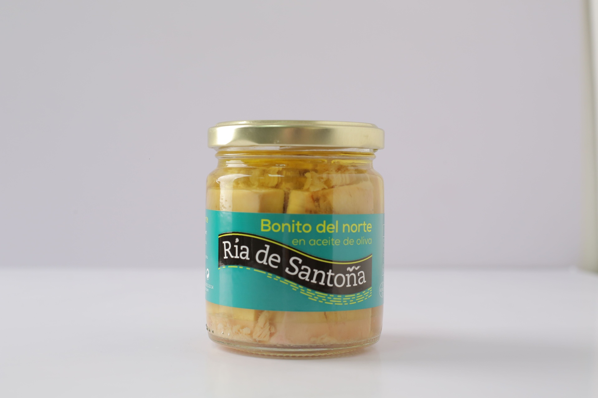 Tarro Lomos de Bonito del Norte en Aceite de Oliva 220 g Neto RÍA DE SANTOÑA