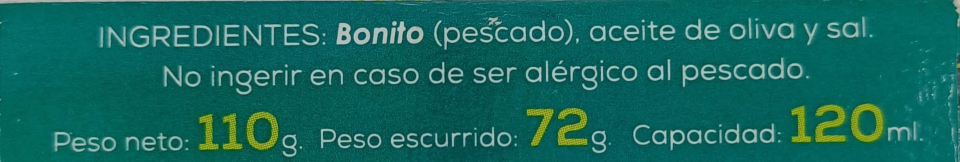 Lata Bonito del Norte en Aceite de Oliva OL-120 RÍA DE SANTOÑA