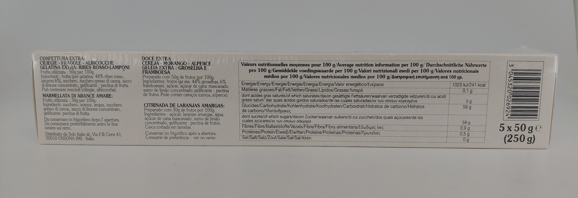 Estuche Confituras, Gelée y Mermelada 5 variedades x 50 g Neto BONNE MAMAN