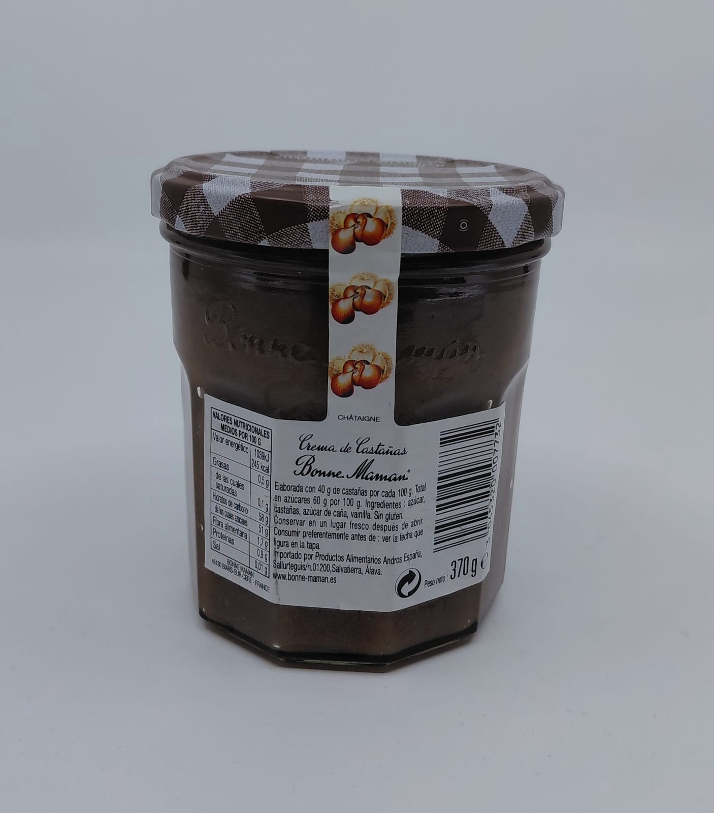 Tarro Crema de Castañas 370 g Neto BONNE MAMAN