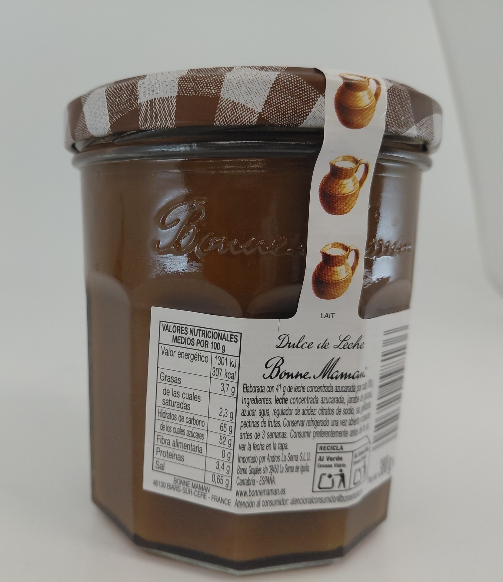 Tarro Dulce de Leche 380 g Neto BONNE MAMAN