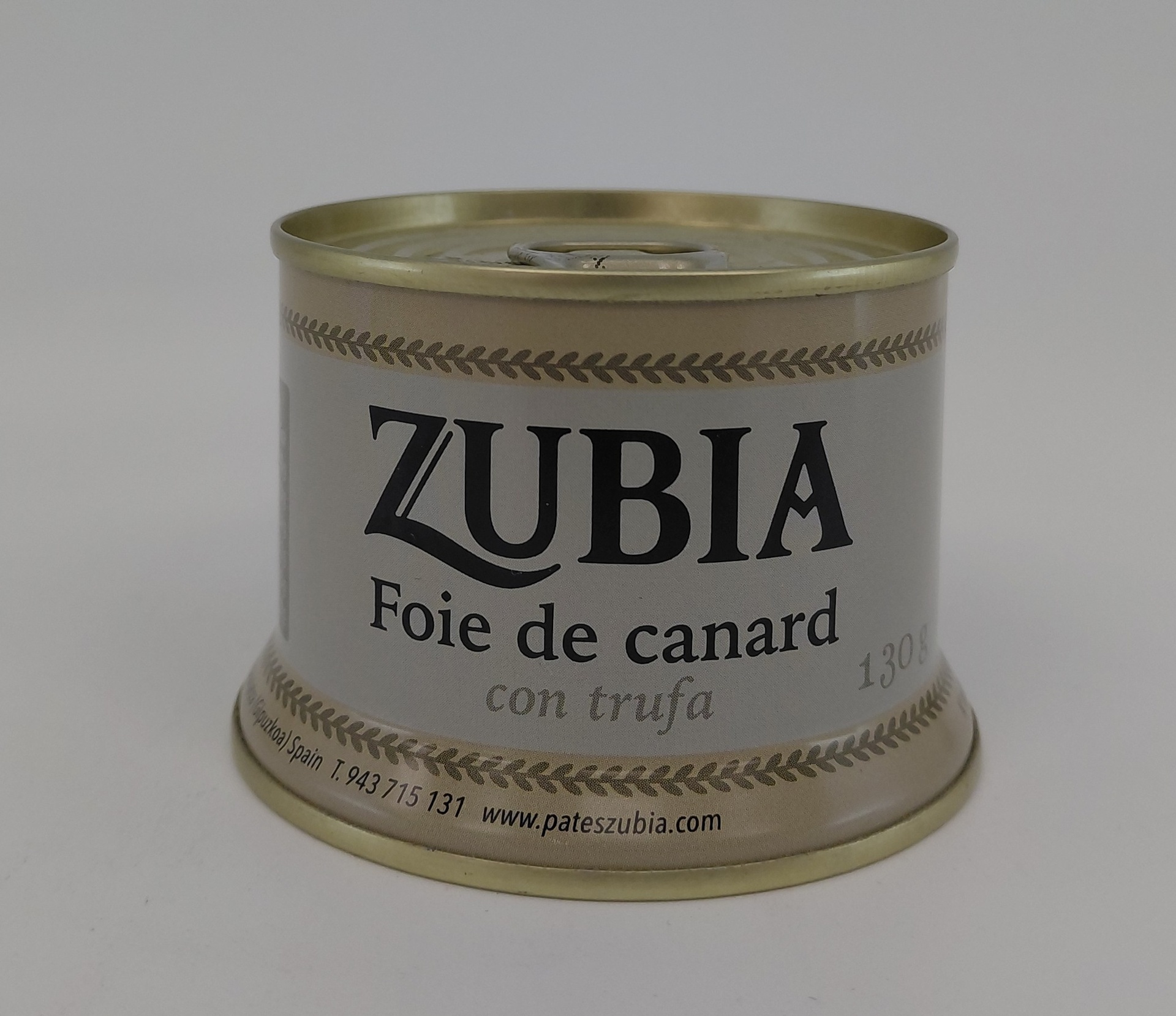 Lata Campana Foie de Canard con Trufa 130 g ZUBIA