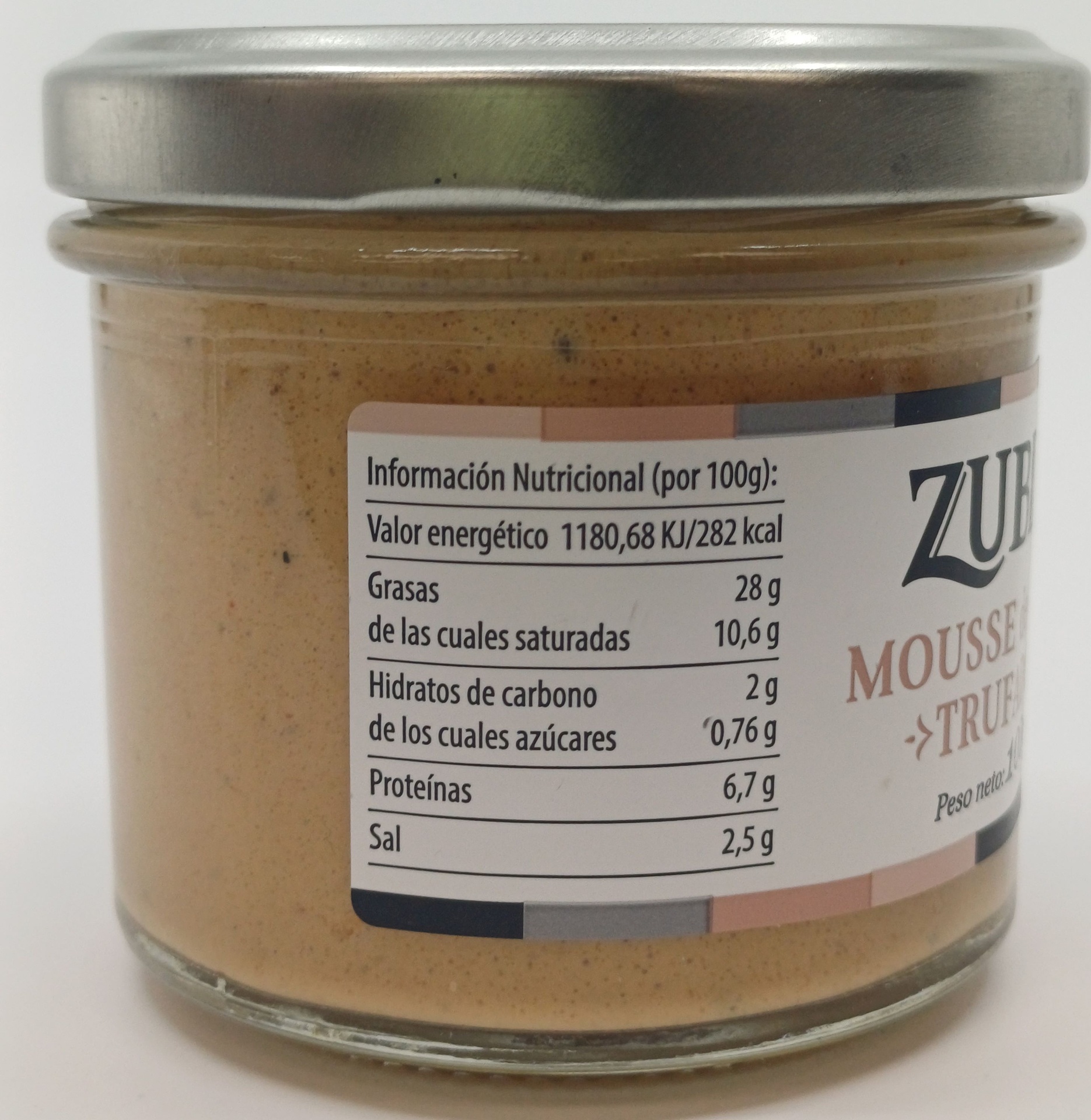 Tarro Mousse de Hígado de Oca Trufado 100 g ZUBIA