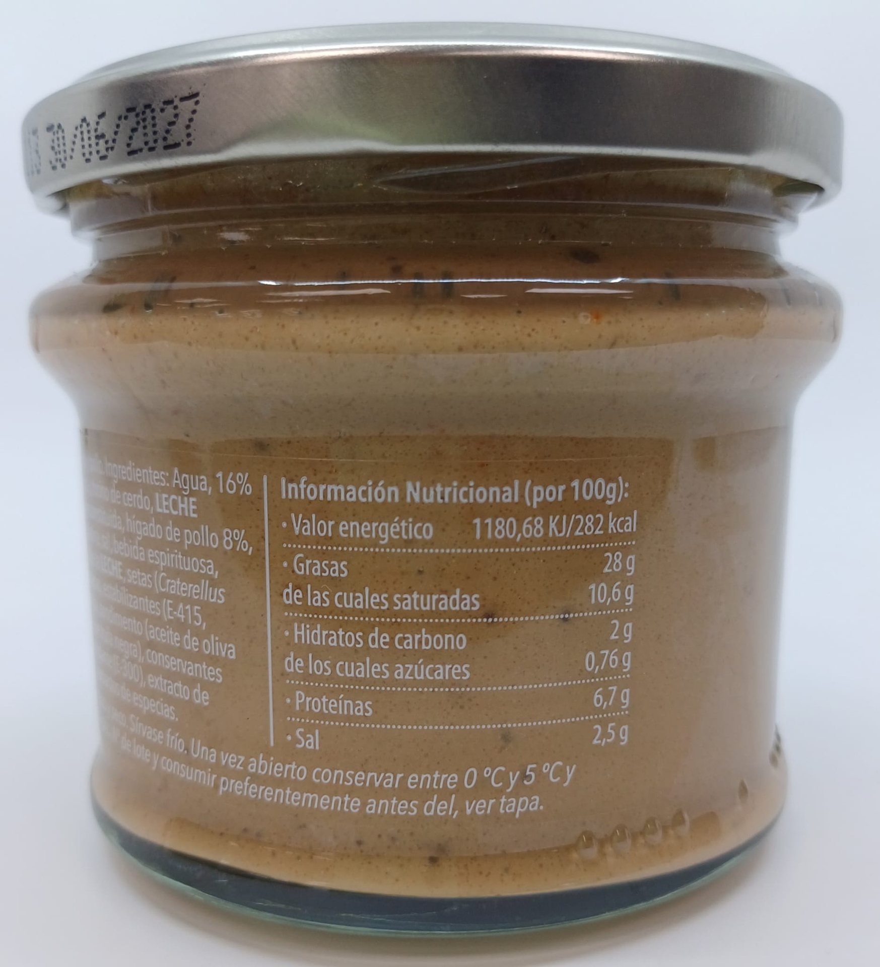 Tarro Mousse de Hígado de Oca Trufado 190 g ZUBIA