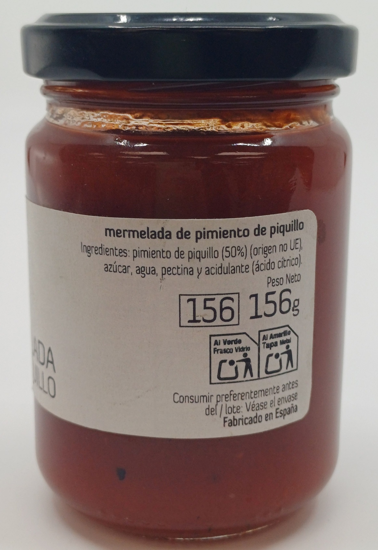 Mermelada Pimiento de Piquillo 156 g Neto ALMANAQUE (Maridaje Quesos y Foie)