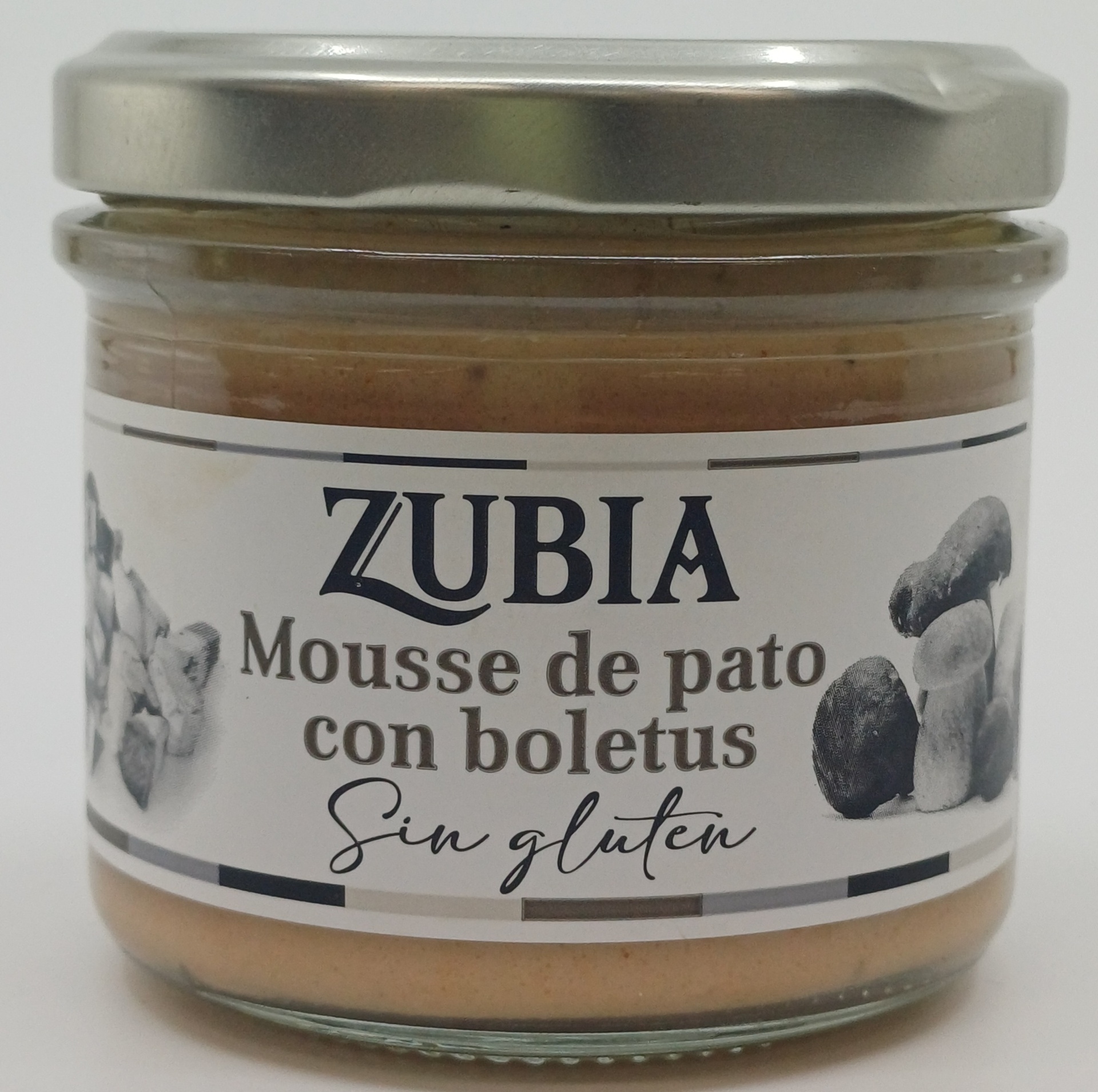 Tarro Mousse de Hígado de Pato con Boletus 100 g ZUBIA