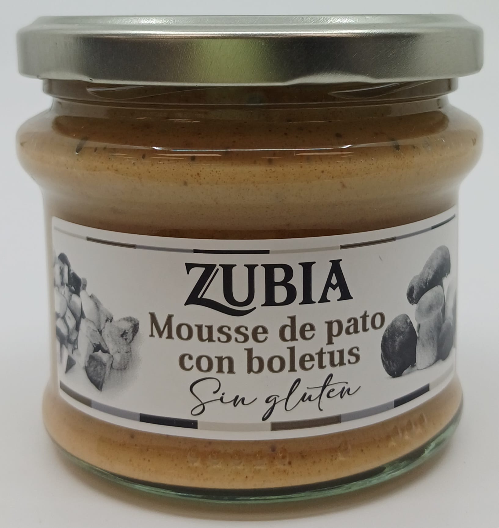 Tarro Mousse de Hígado de Pato con Boletus 190 g ZUBIA
