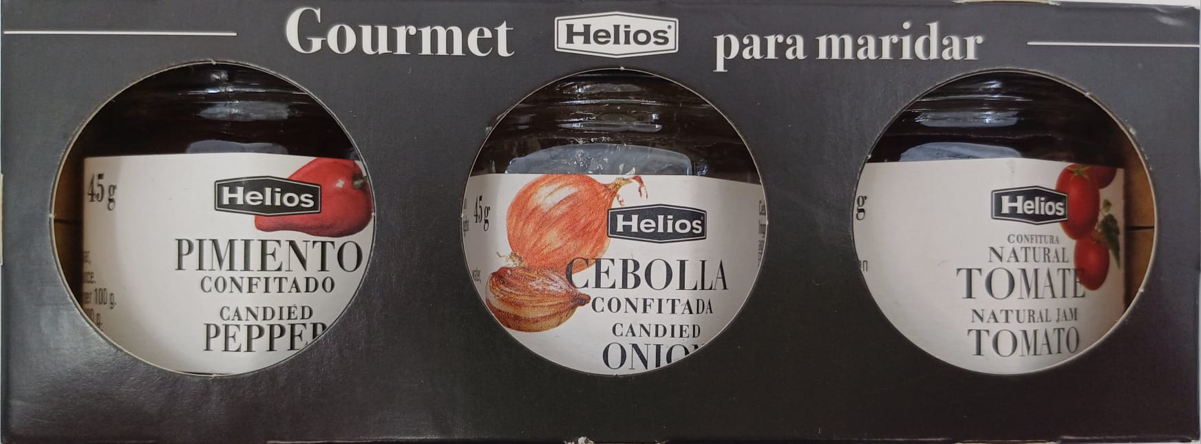 Estuche Maridaje Gourmet Para Foie y Queso 3x45 g HELIOS