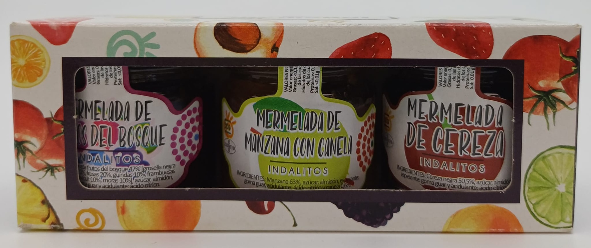 Pack Mermeladas 3x30 g INDALITOS (Especial Maridaje Quesos y Foie)