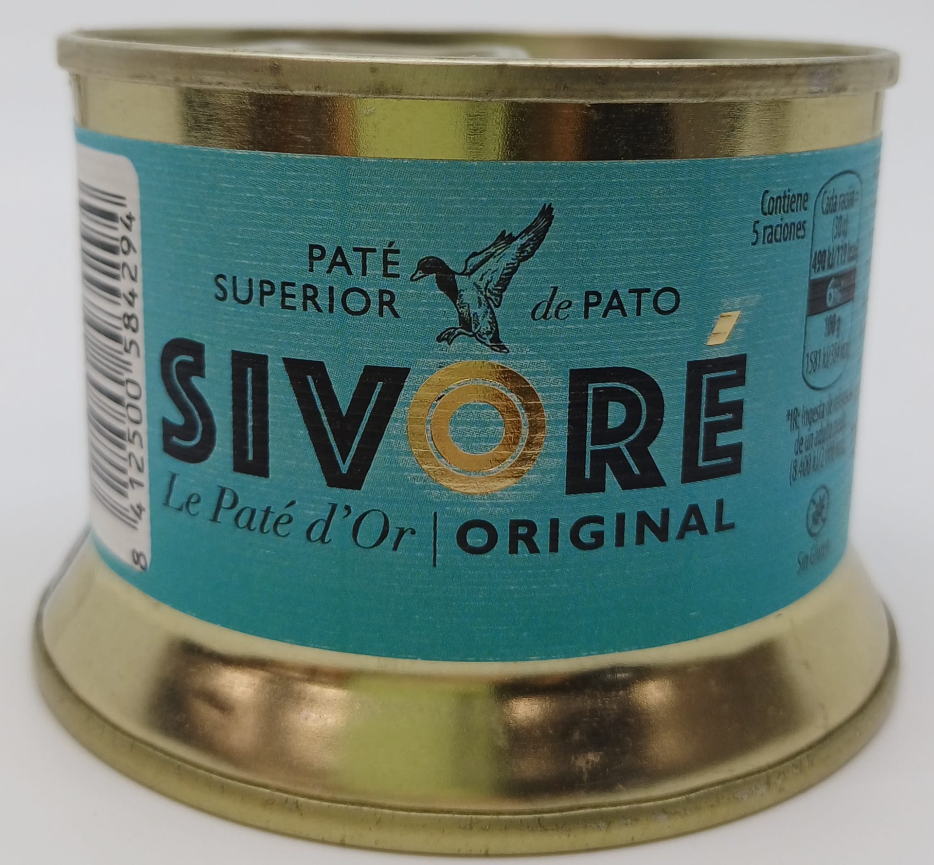 Lata Paté Superior de Pato 150 g SIVORÉ Le paté d'Or