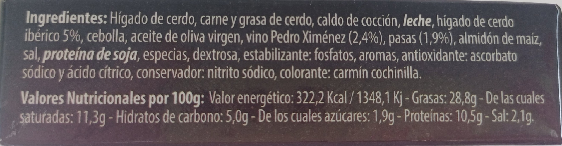 Estuche Paté Ibérico al Pedro Ximénez 70 g INDALITOS
