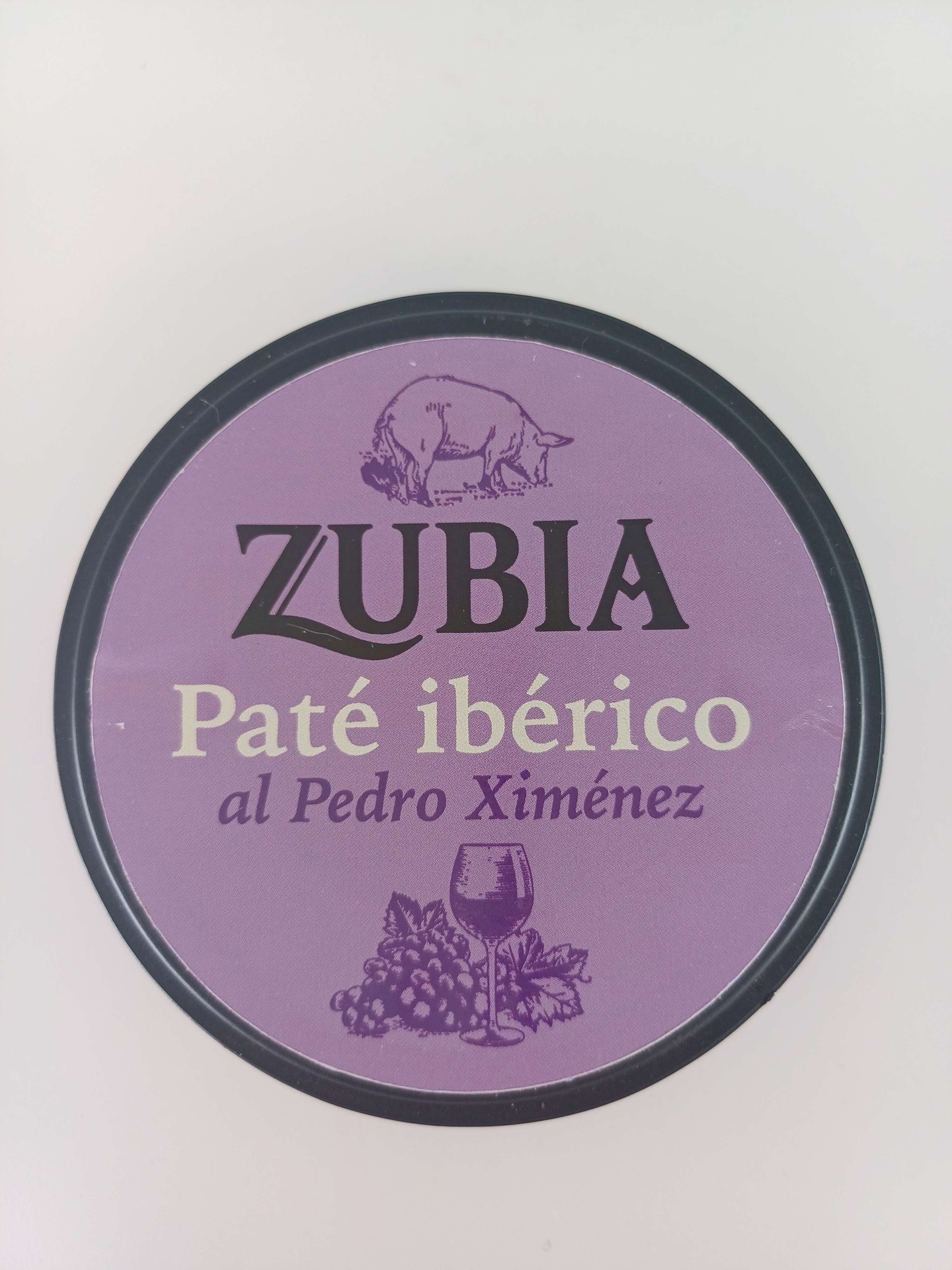 Lata Paté Ibérico al Pedro Ximénez 78 g ZUBIA